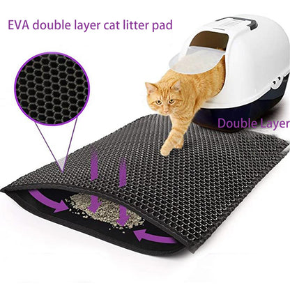Waterproof Non-Slip Cat Litter Mat