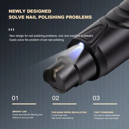 GlowTrim Rechargeable Pet Nail Grinder