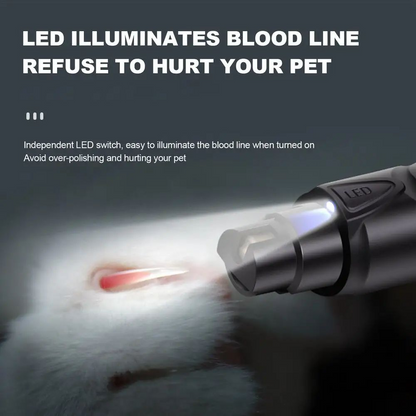 GlowTrim Rechargeable Pet Nail Grinder